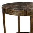 Uttermost Cusano Round Dark Marble Accent Table