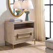 Uttermost Alessia Modern Light Oak Side Table