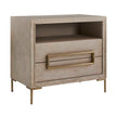 Uttermost Alessia Modern Light Oak Side Table