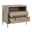 Uttermost Alessia Modern Light Oak Side Table