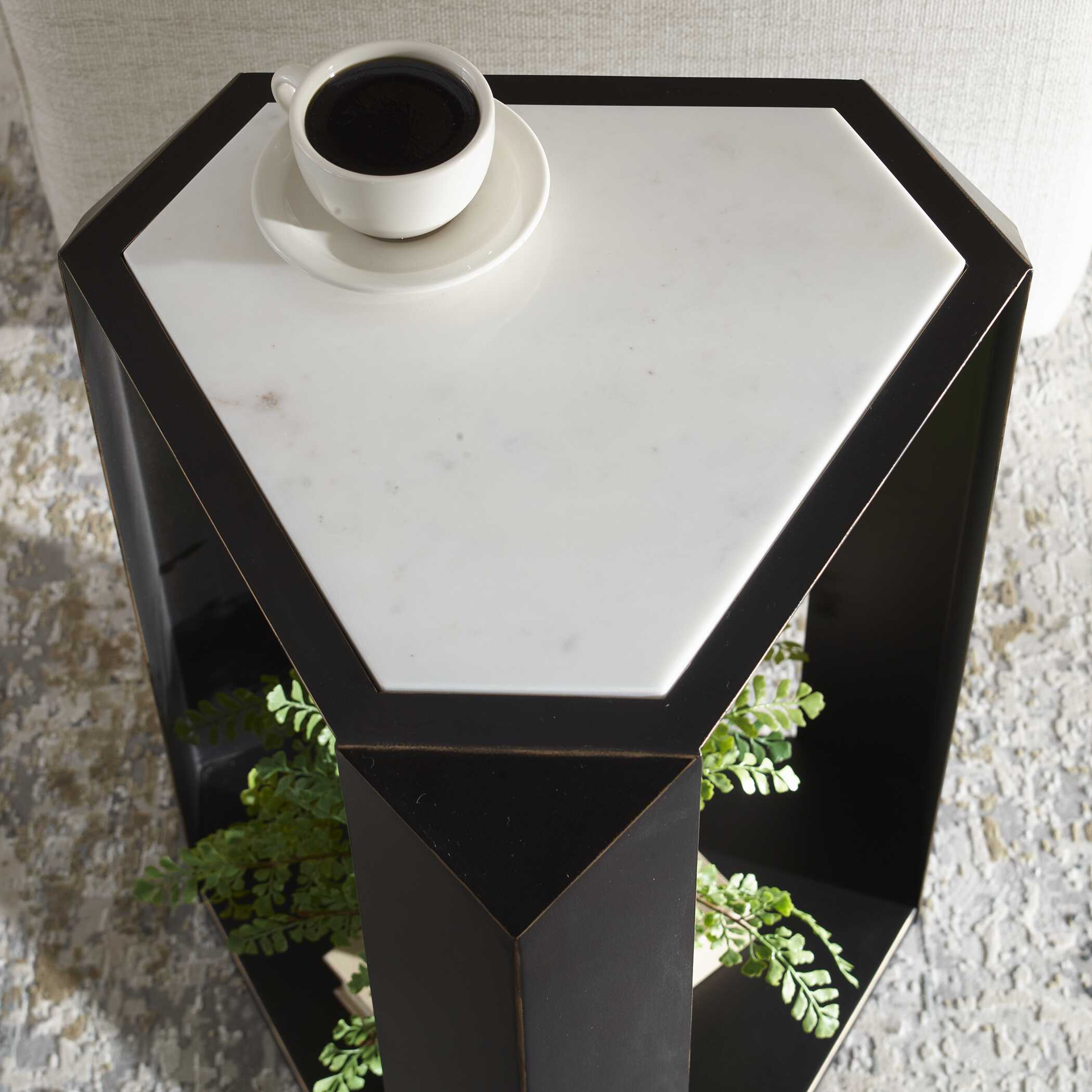 Uttermost Keenan Geometric Accent Table