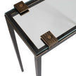 Uttermost Averona Glass Top Accent Table