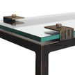 Uttermost Averona Glass Top Accent Table