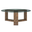 Uttermost Ignis Round Glass Coffee Table