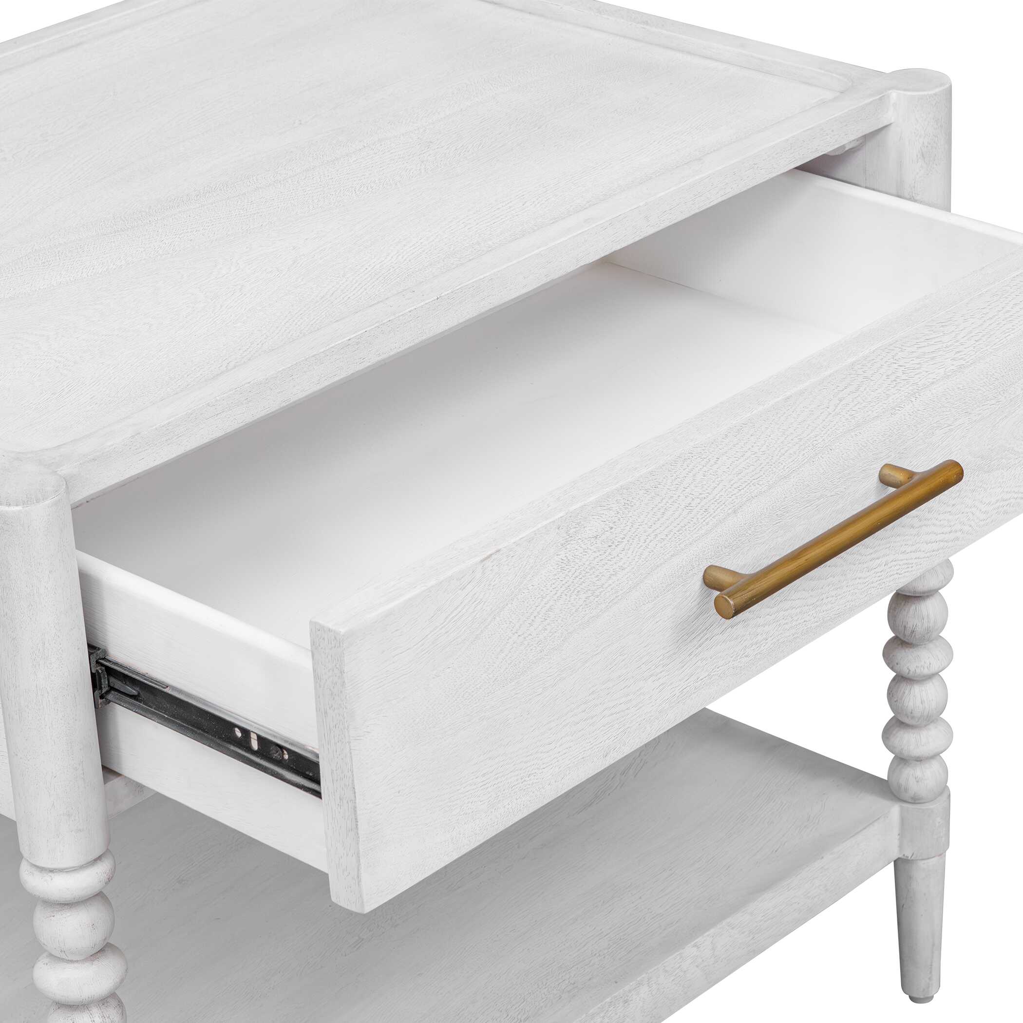 Uttermost Bales Off-White Side Table