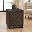 Uttermost Barrett Dark Charcoal Oak Cabinet