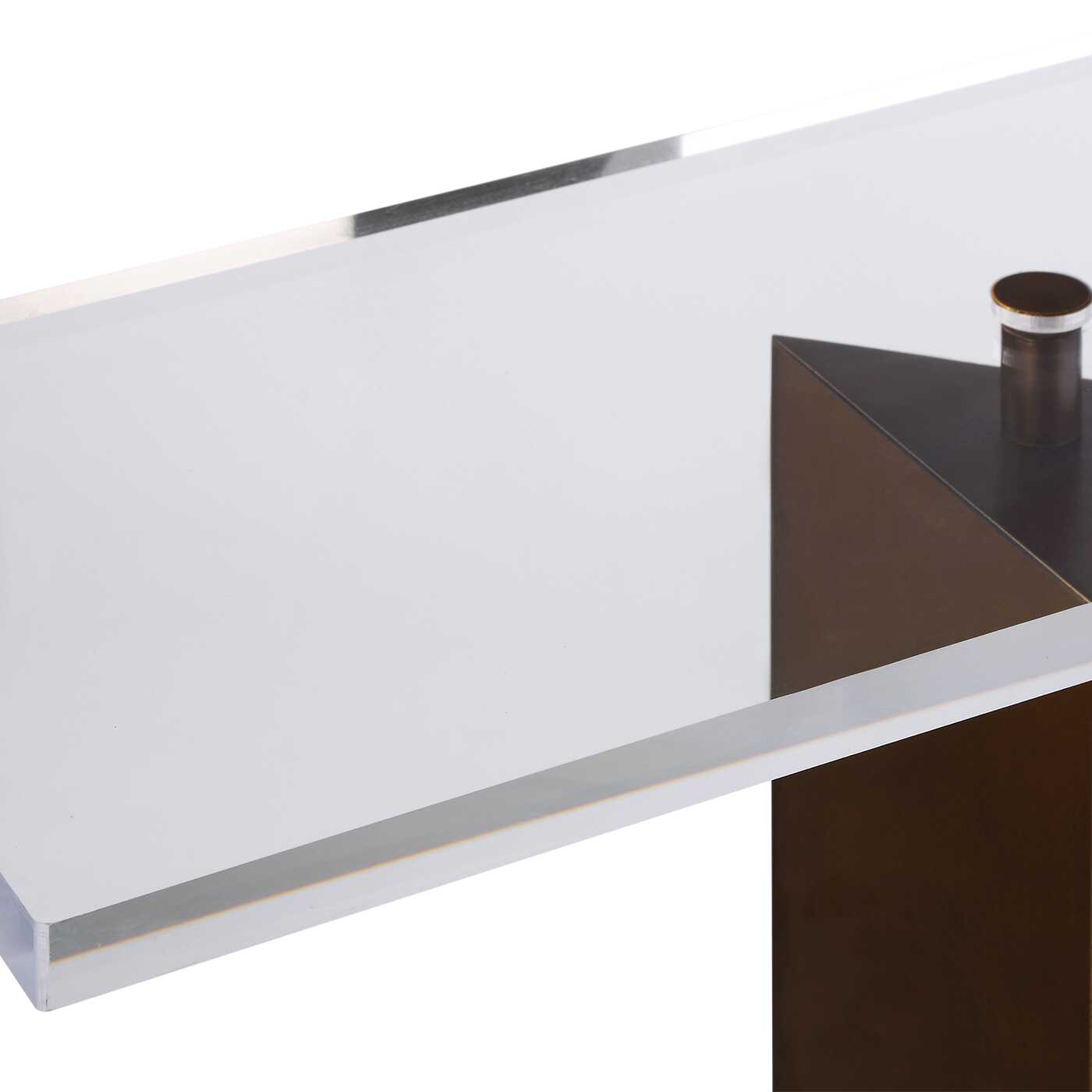 Uttermost McElroy Modern Bronze Console Table