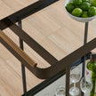 Uttermost Vesper Black Iron Bar Cart