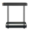 Uttermost Vesper Black Iron Bar Cart