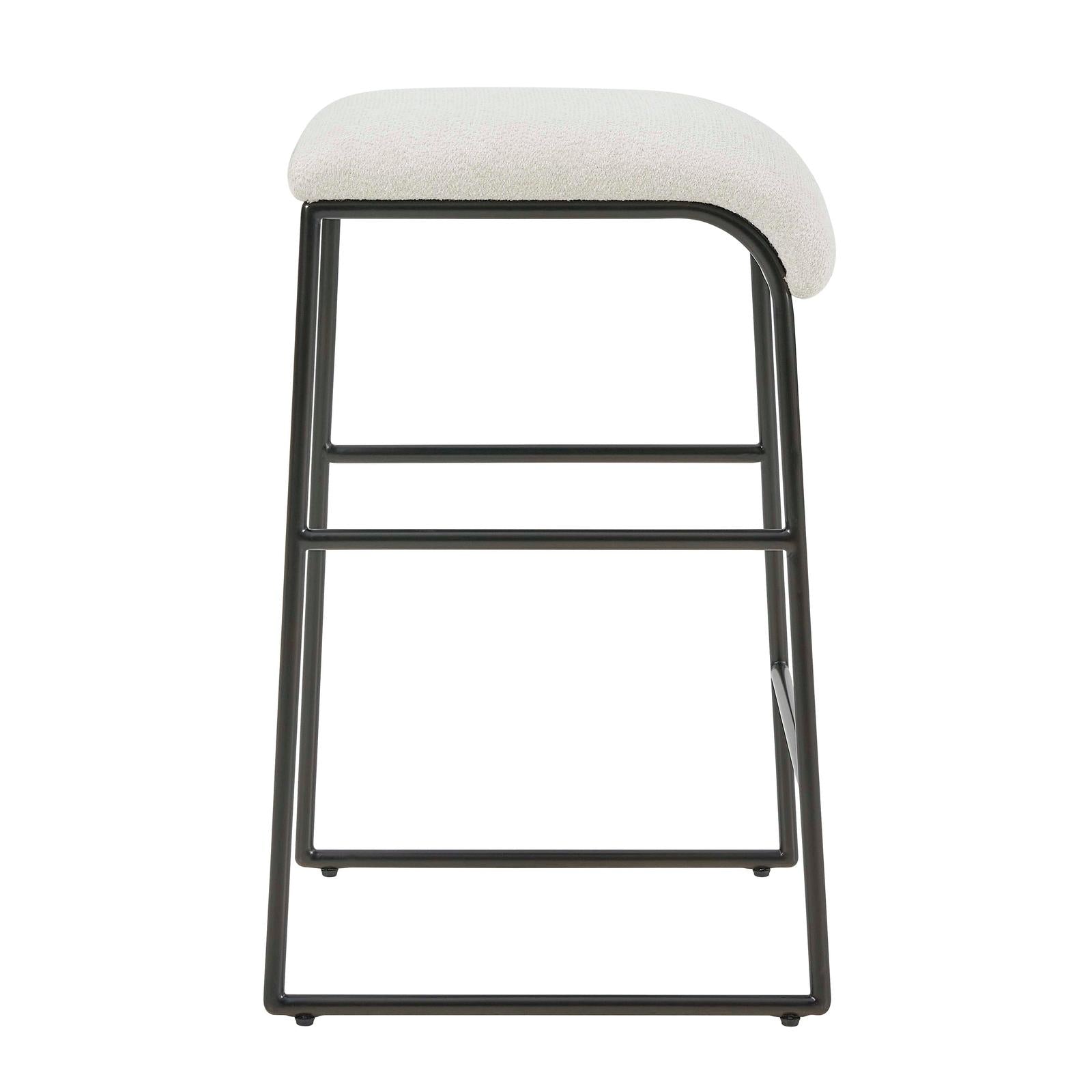 Uttermost Arcane Ecru Counter Stool