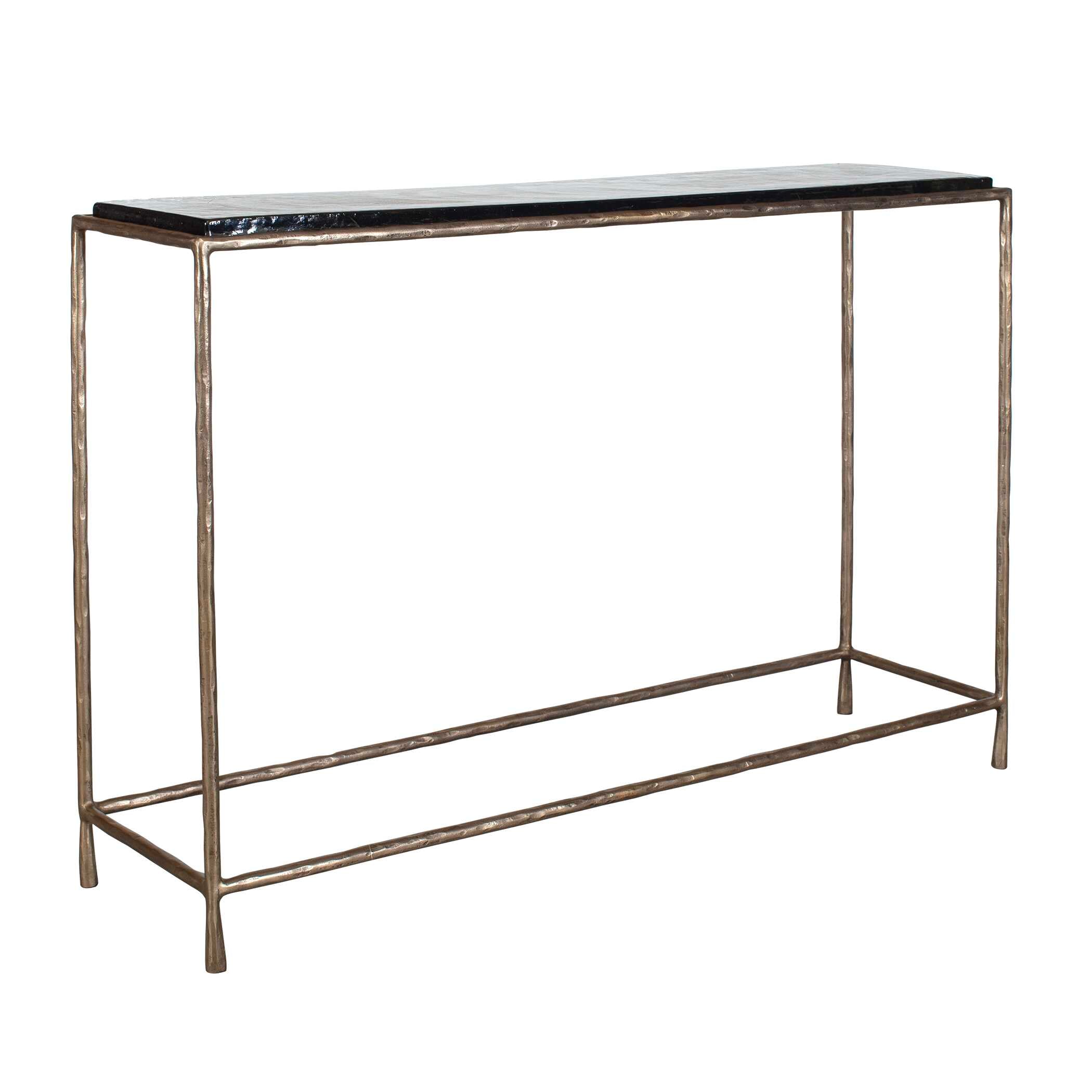 Uttermost Ovard Minimalist Metal Console Table