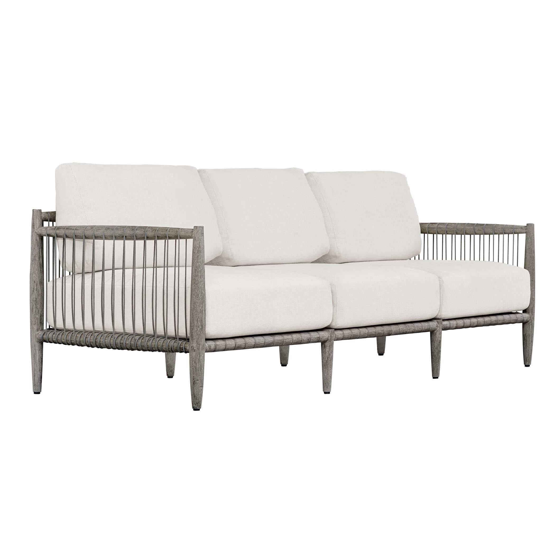 Uttermost Borneo Oyster White Outdoor Sofa