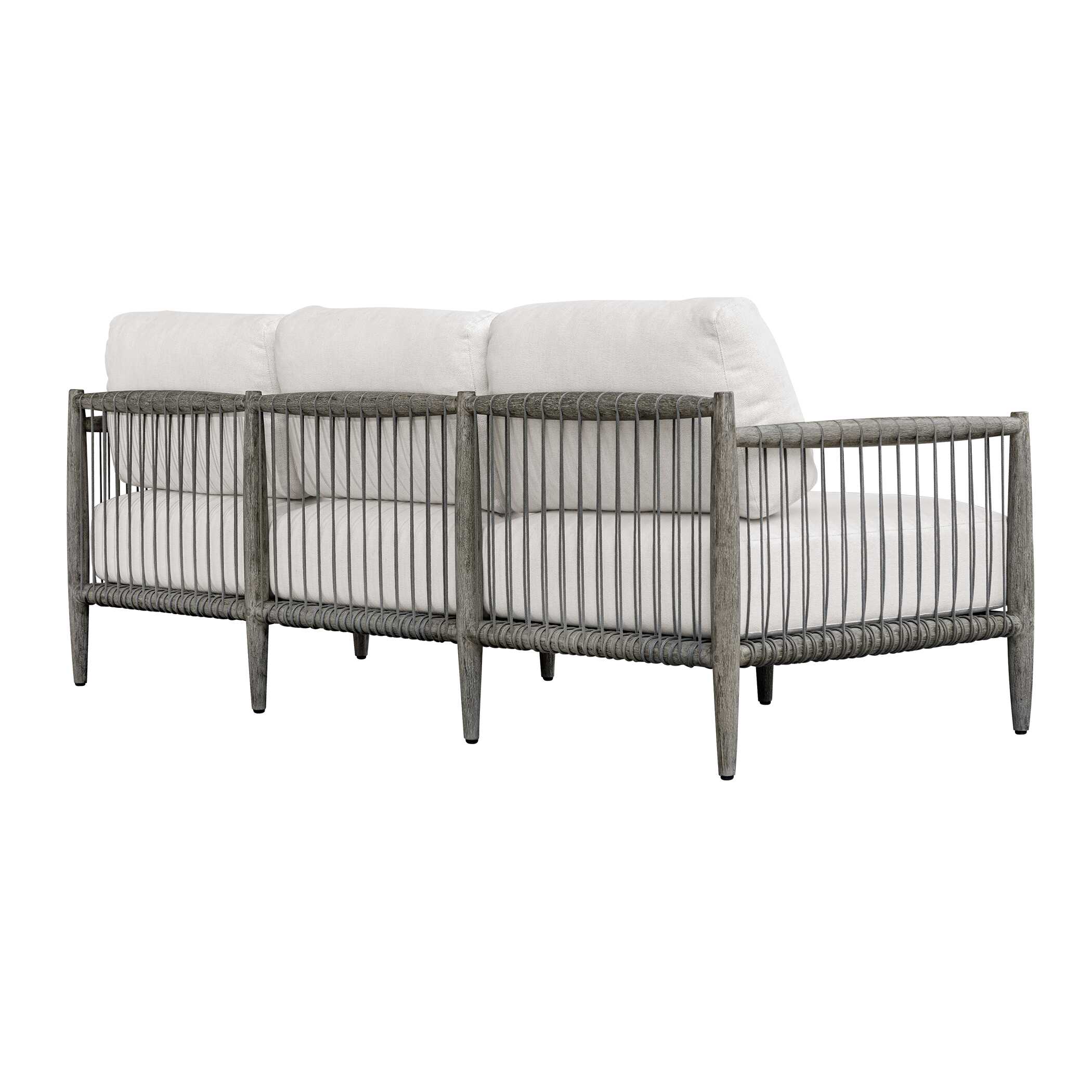Uttermost Borneo Oyster White Outdoor Sofa