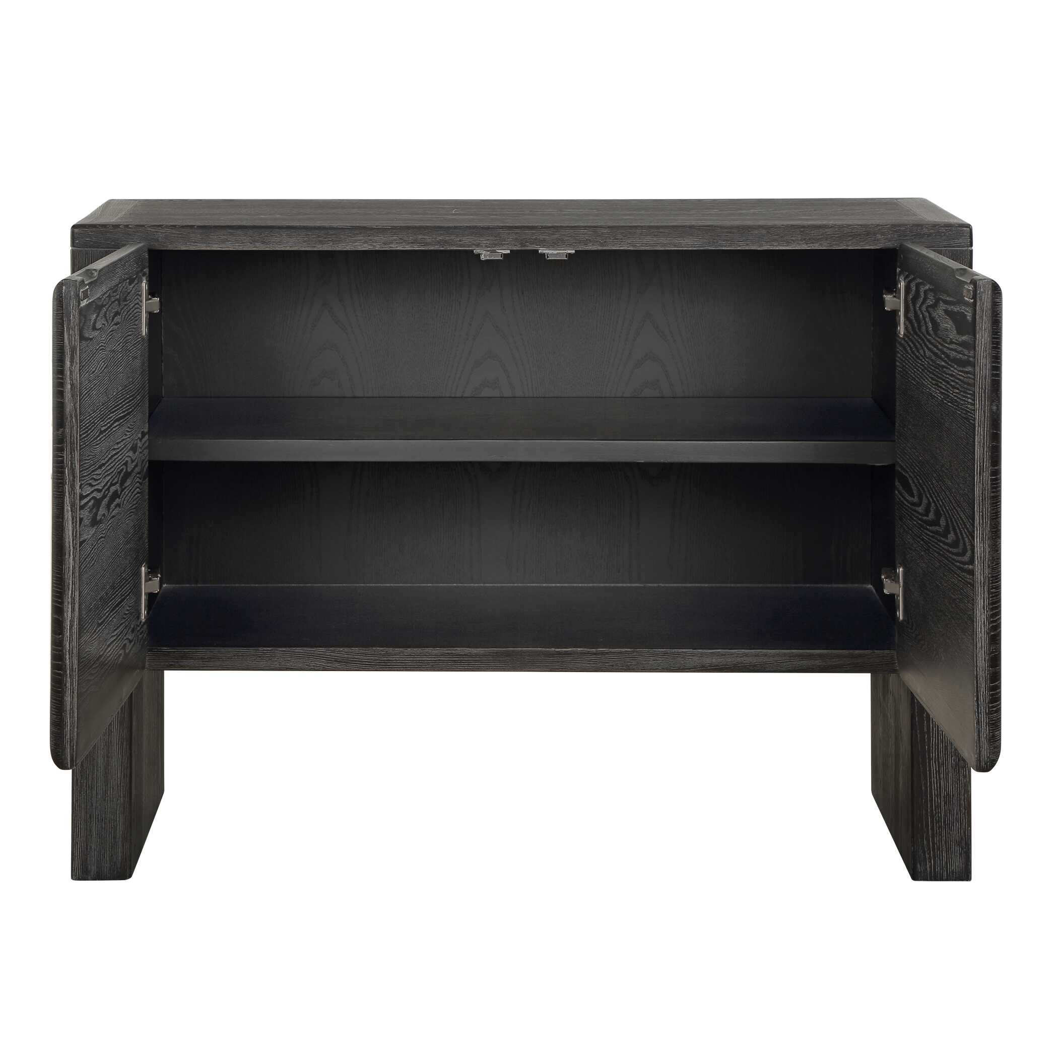 Uttermost Bierk Dark Stain 2 Door Cabinet