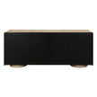 Uttermost Evanston 4 Door Natural Oak Cabinet