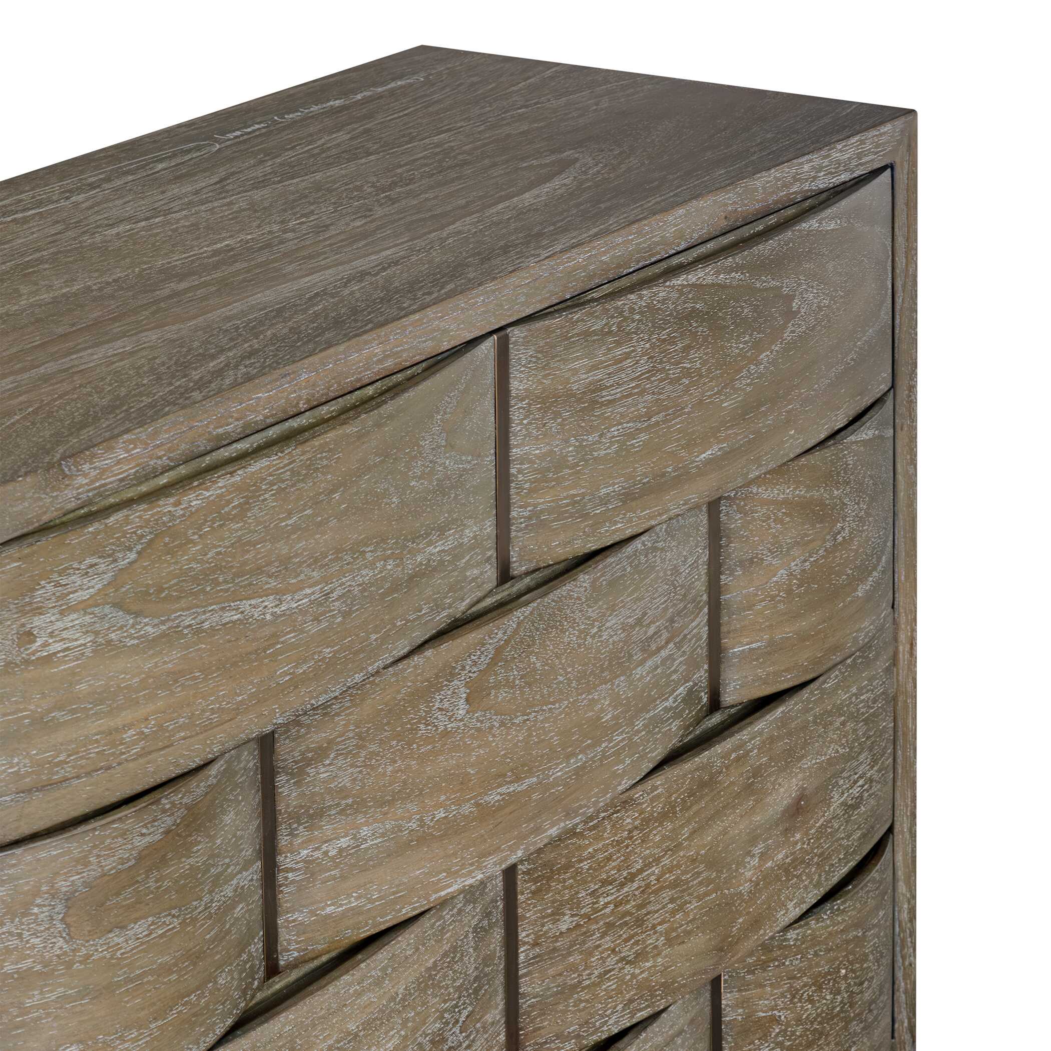 Uttermost Lydon 4 Drawer Brown Finish Chest