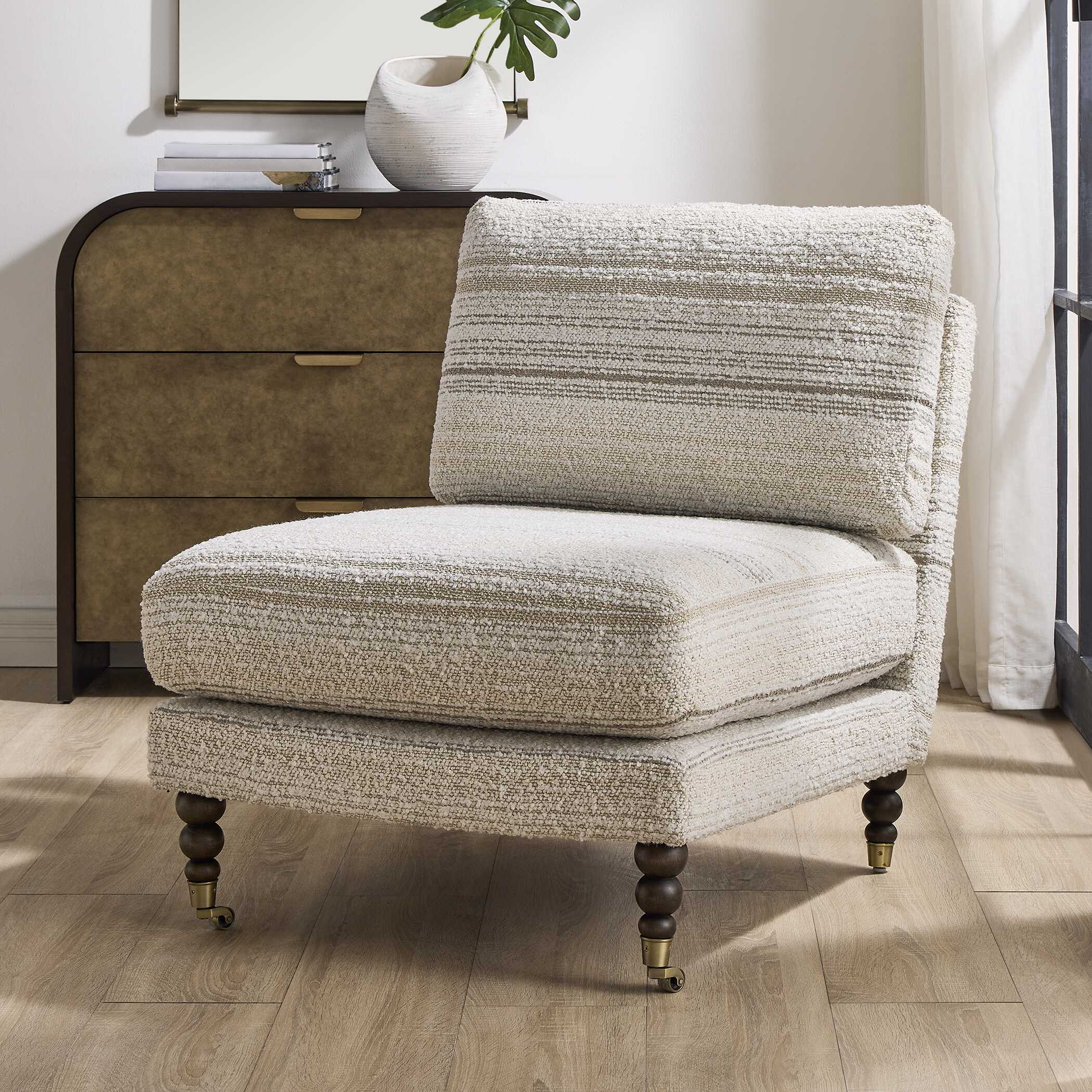 Uttermost Chatsworth Modern Slipper Chair