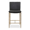Uttermost Ascend Charcoal Counter Stool
