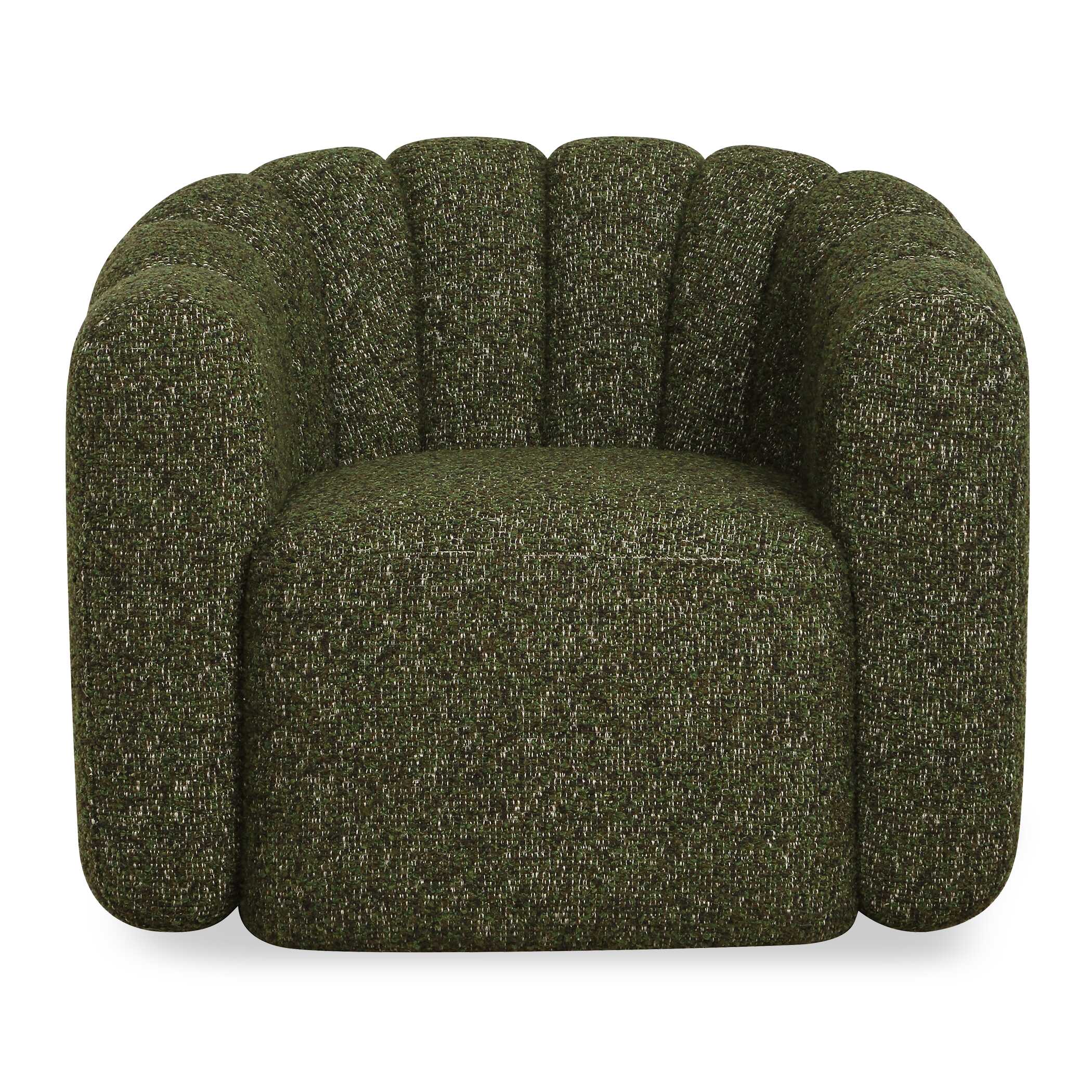 Uttermost Lenoir Upholstered Green Swivel Chair