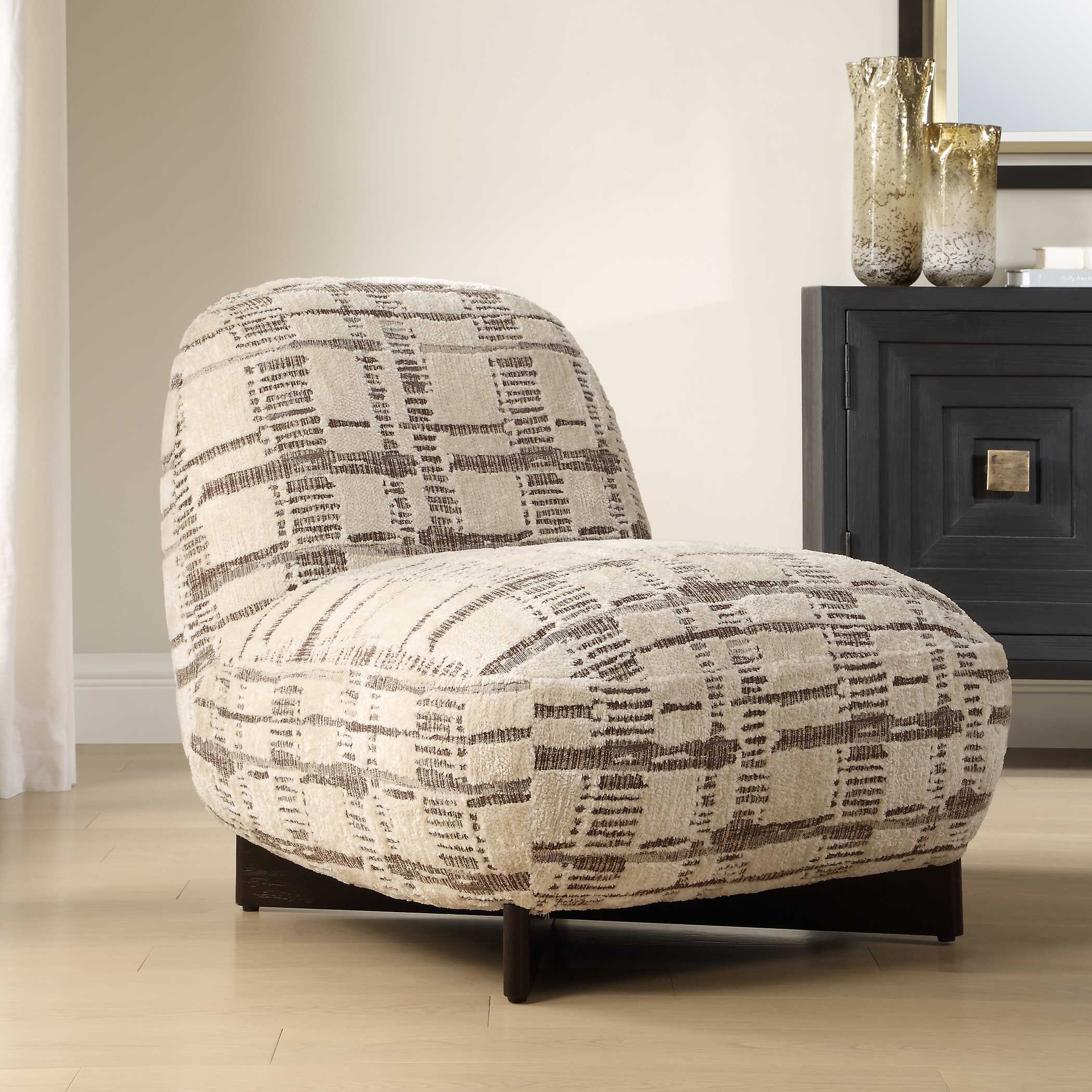 Uttermost Evans Modern Armless Accent Chair