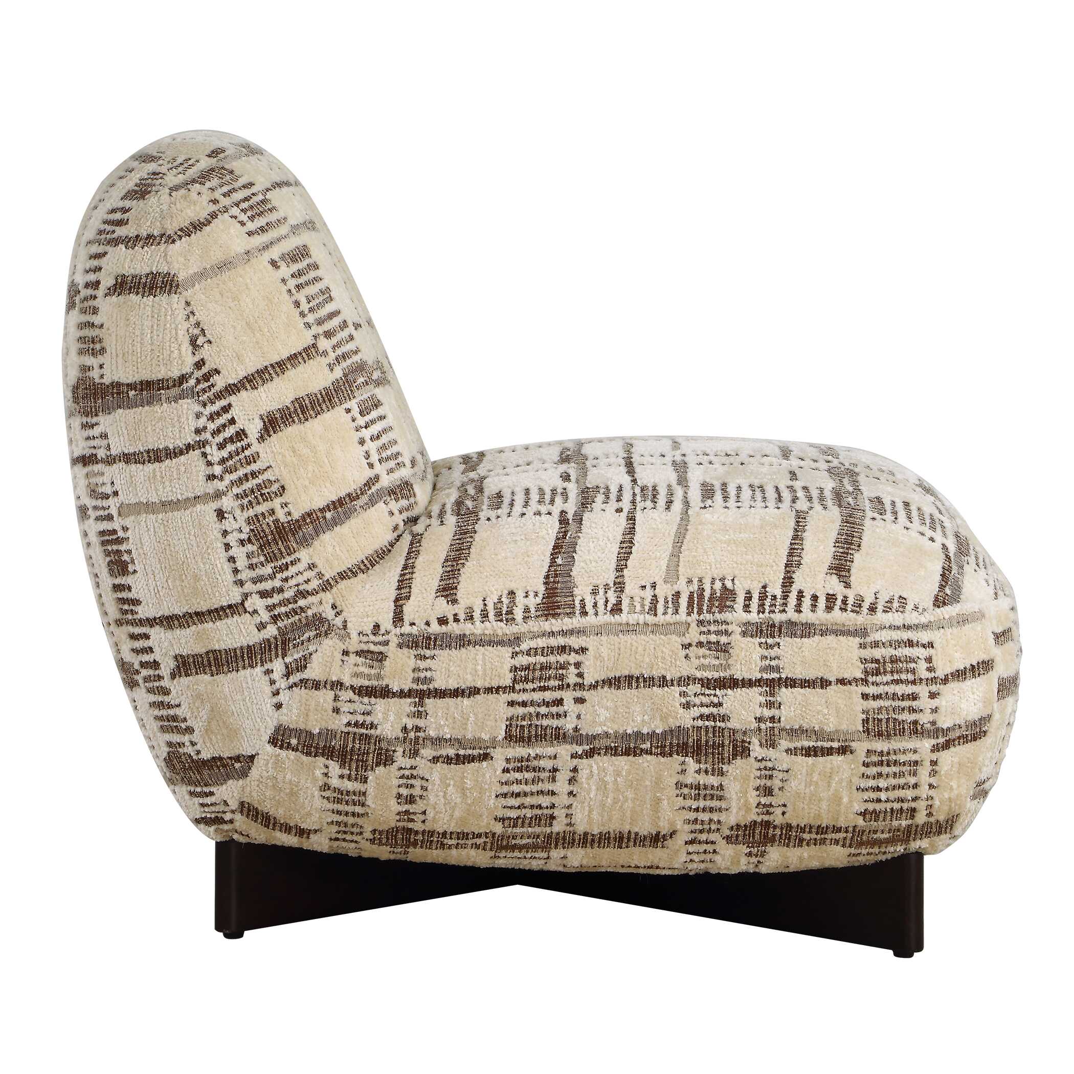 Uttermost Evans Modern Armless Accent Chair