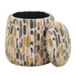 Uttermost Arem Upholstered Multi-Color Ottoman