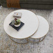Uttermost Aragon White Nesting Coffee Tables - Set of 2