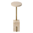 Uttermost Feranno Travertine Accent Table