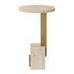 Uttermost Feranno Travertine Accent Table