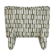Uttermost Willa Green White Accent Chair