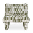 Uttermost Willa Green White Accent Chair