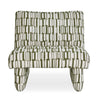 Uttermost Willa Green White Accent Chair