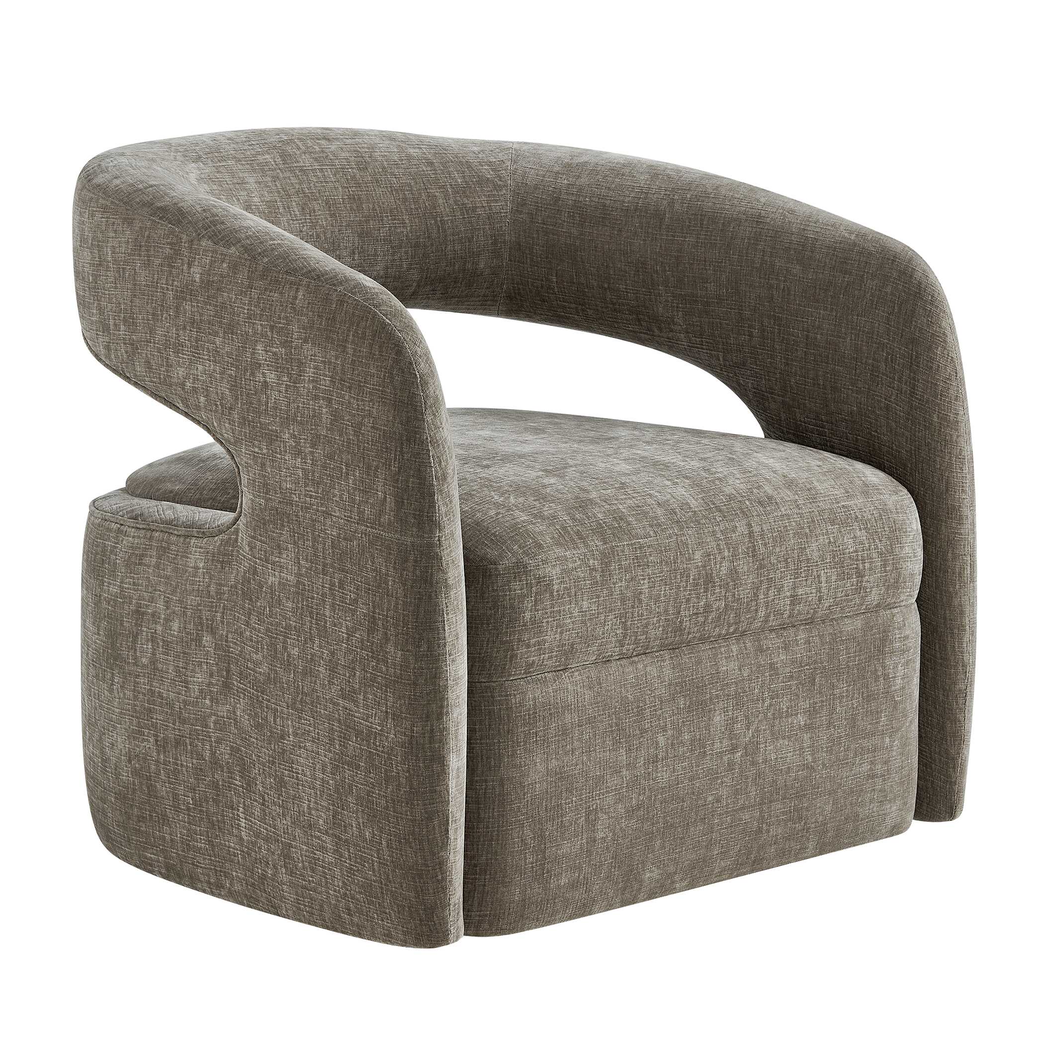 Uttermost Breis Swivel Barrel Chair