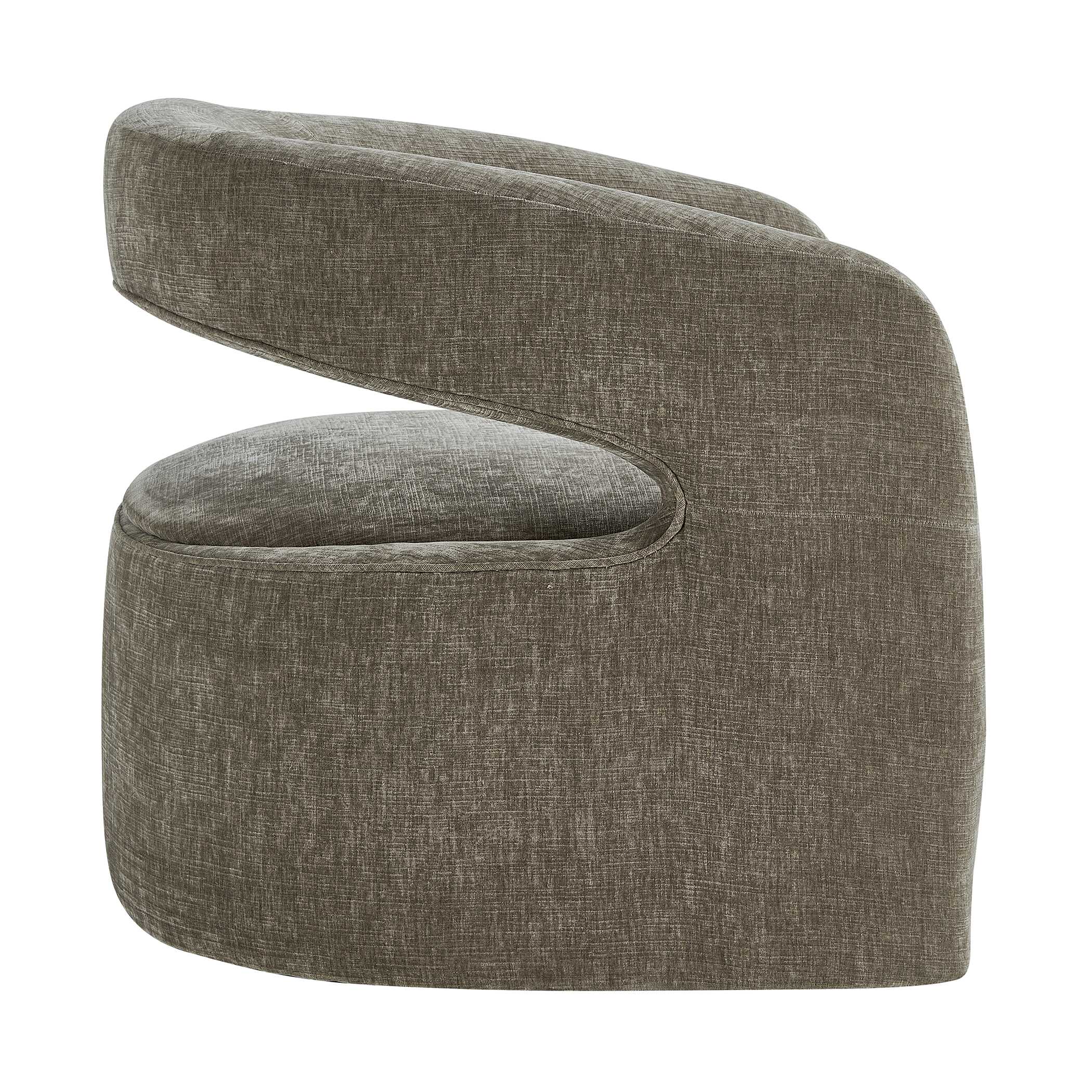 Uttermost Breis Swivel Barrel Chair