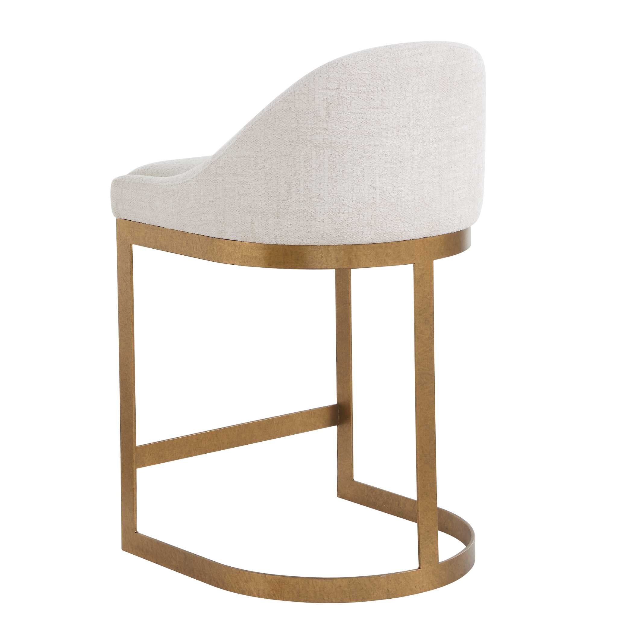 Uttermost Ira Ivory Counter Stool