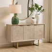 Uttermost Maeva 3 Door Light Wood Cabinet