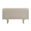 Uttermost Maeva 3 Door Light Wood Cabinet