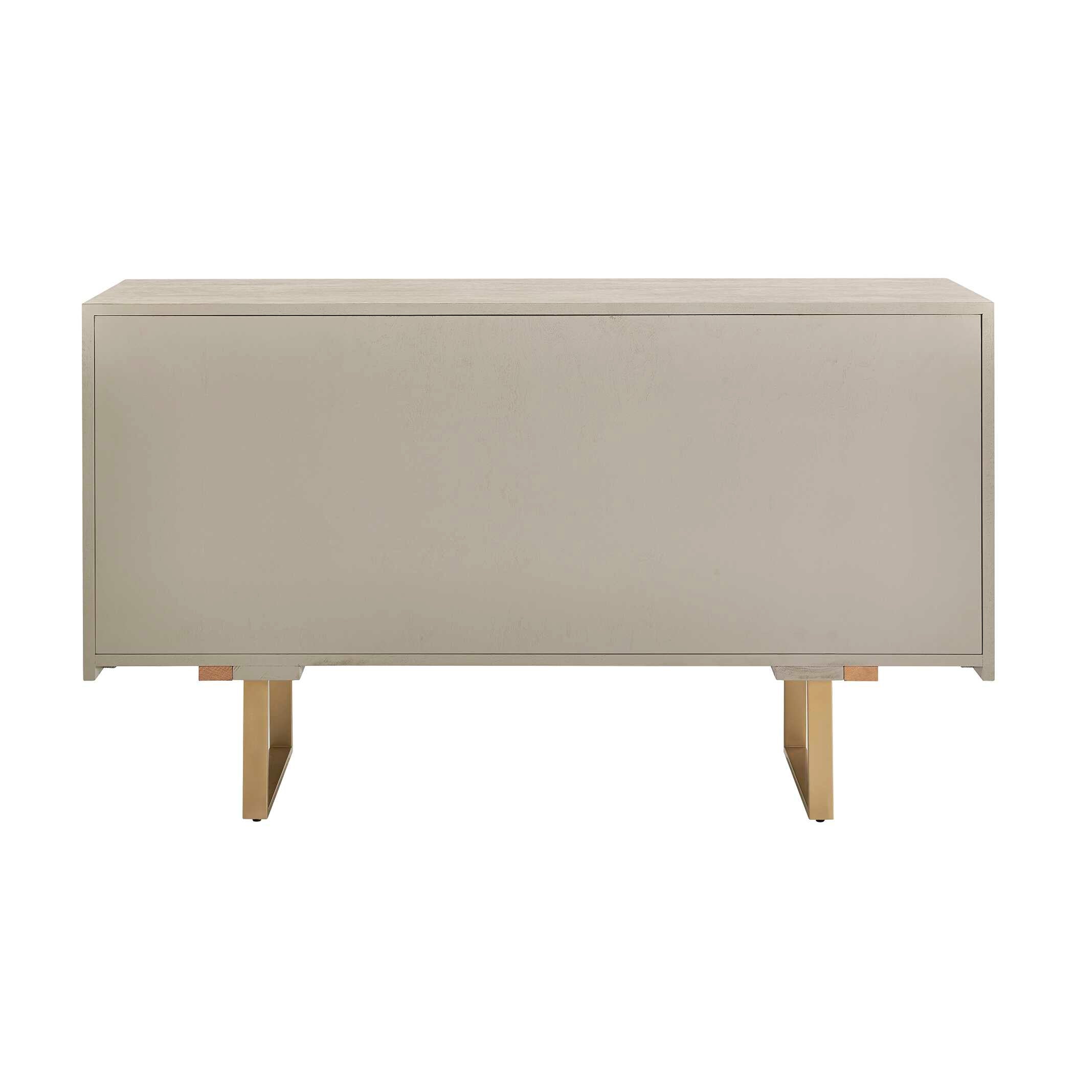 Uttermost Maeva 3 Door Light Wood Cabinet