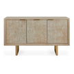 Uttermost Maeva 3 Door Light Wood Cabinet
