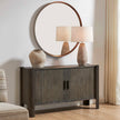 Uttermost Drury 2 Door Dark Gray Cabinet