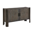 Uttermost Drury 2 Door Dark Gray Cabinet