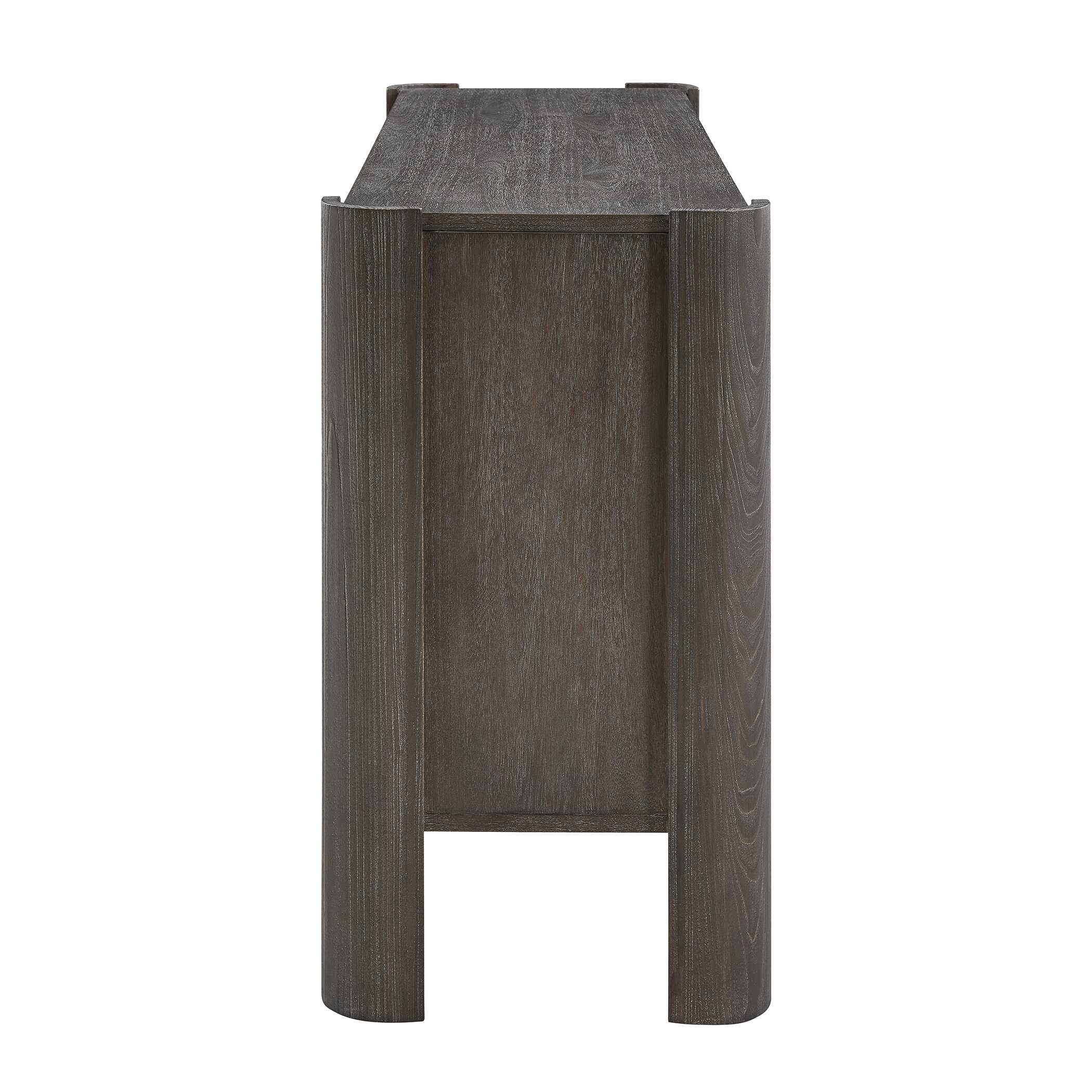 Uttermost Drury 2 Door Dark Gray Cabinet
