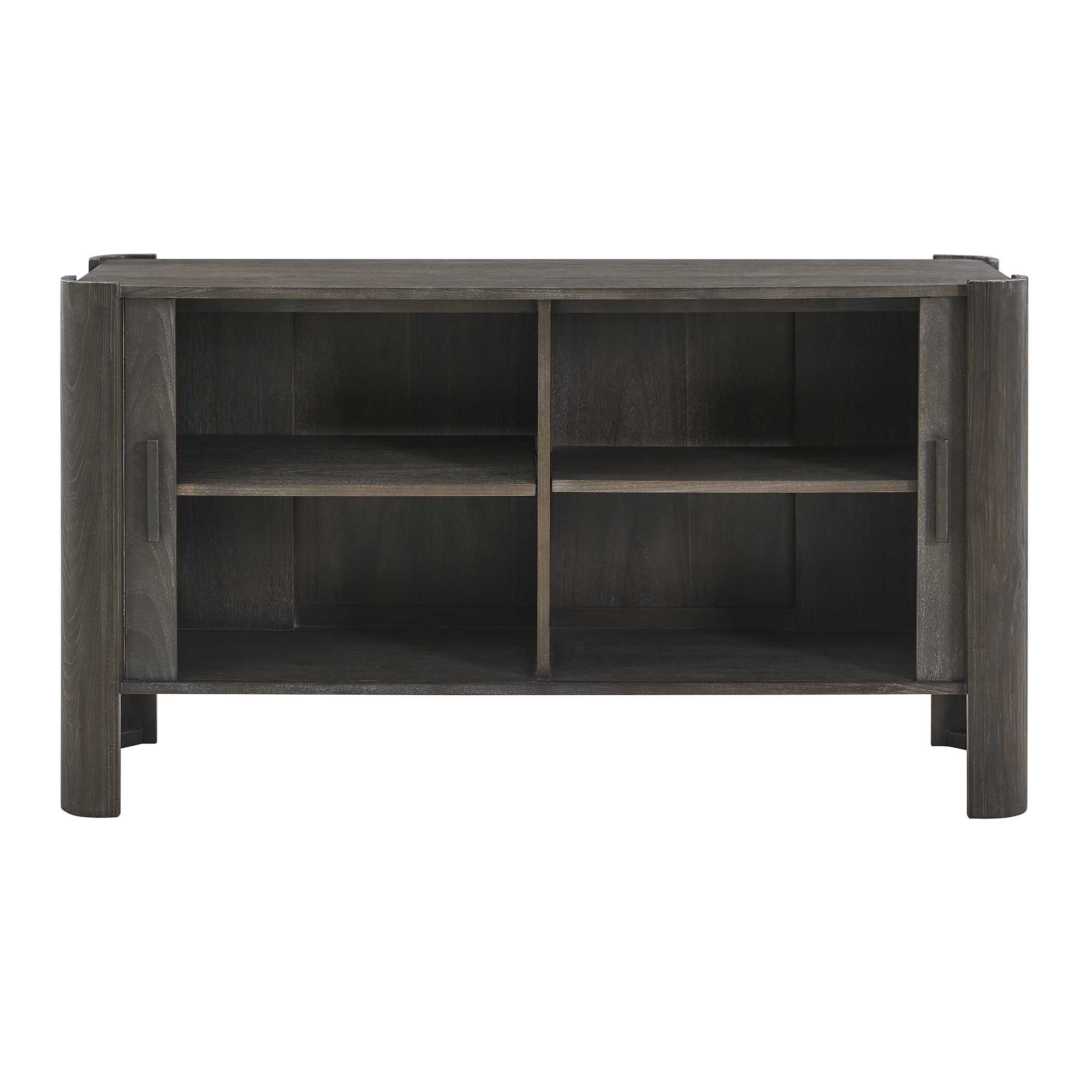 Uttermost Drury 2 Door Dark Gray Cabinet