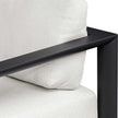 Uttermost Remsen Black/Oyster Outdoor Lounge Chair