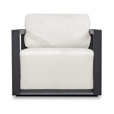 Uttermost Remsen Black/Oyster Outdoor Lounge Chair