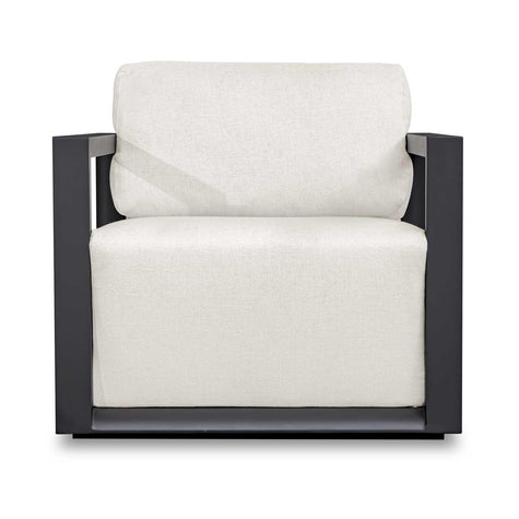 Uttermost Remsen Black/Oyster Outdoor Lounge Chair