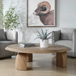 Uttermost Tiernan Reclaimed Oak Round Coffee Table