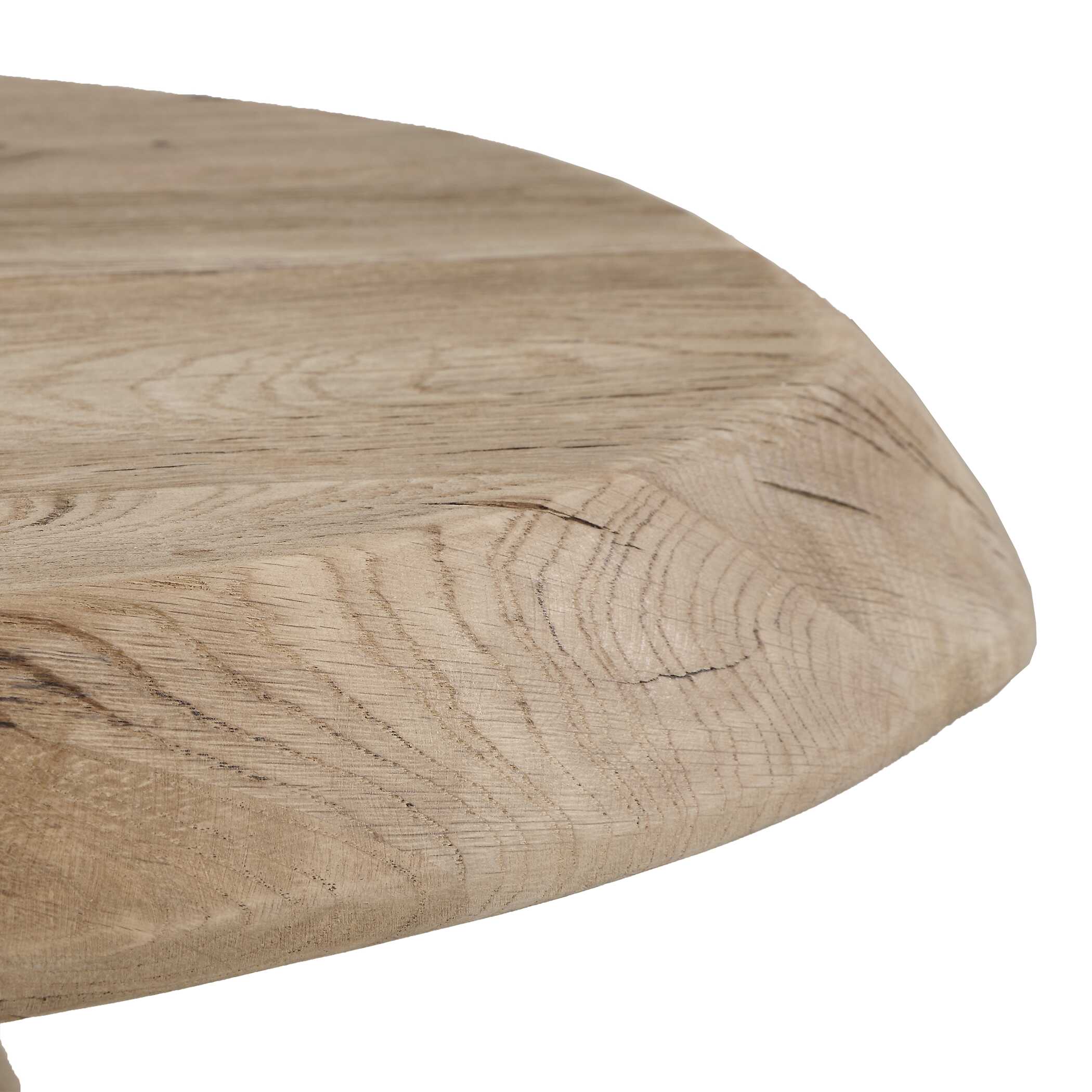 Uttermost Tiernan Reclaimed Oak Round Side Table