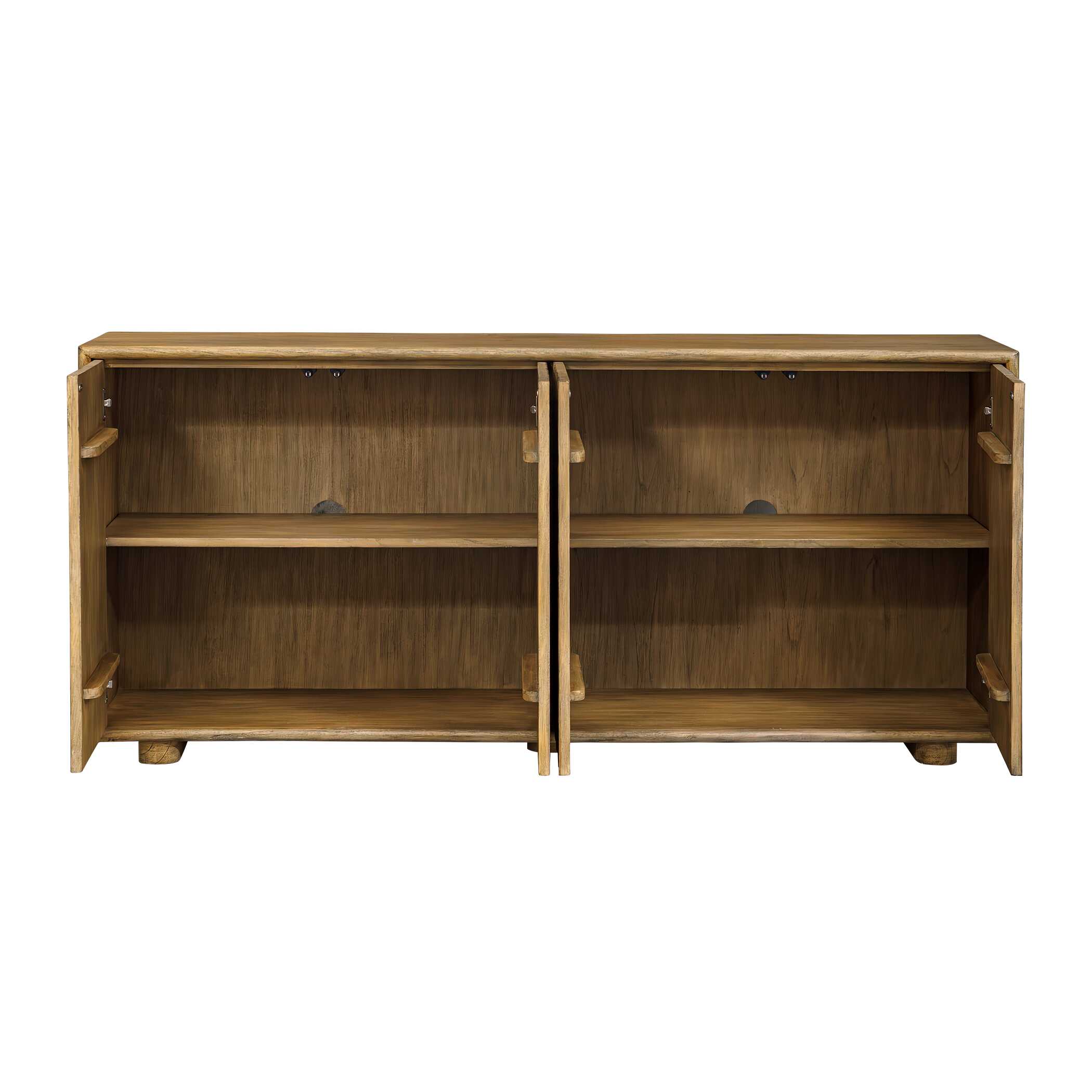 Uttermost Stevenson Wood 4 Door Cabinet