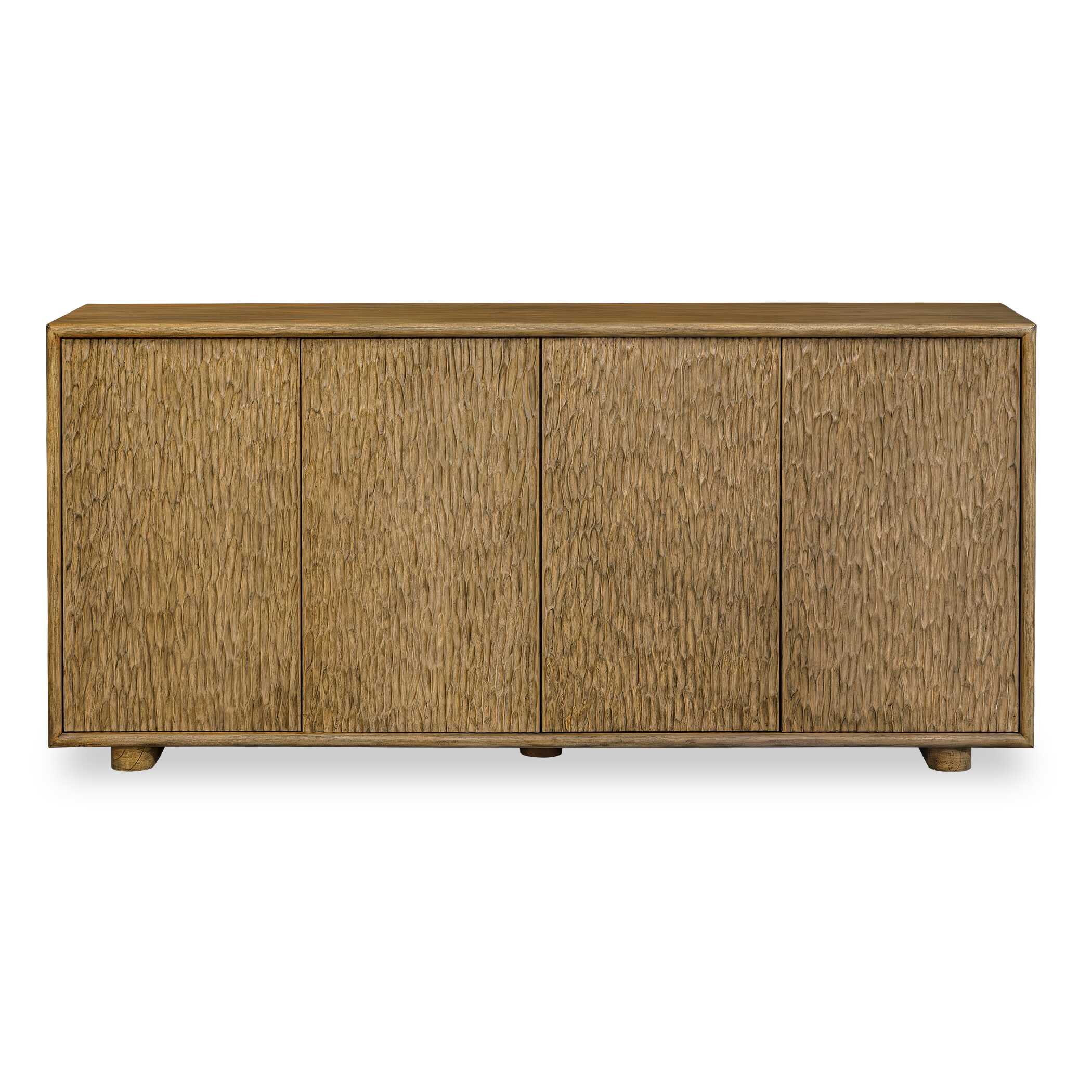 Uttermost Stevenson Wood 4 Door Cabinet